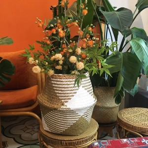 Tkaný břišní košík